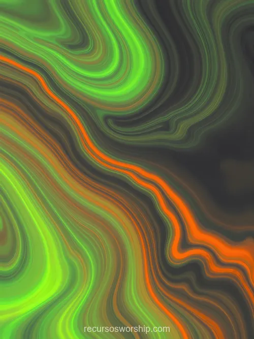Ondas Fluidas Verde Neón Vetas Naranja Rojo Fondo Gris Oscuro Diagonal Vertical Magma Energético Ondas fluidas pintura verde neon brillante vetas naranja rojo fondo gris oscuro diagonal vertical fluido energetico magma neon organico explosivo textura diseno overlay motion graphics