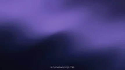 Fondo nebuloso vaporwave morado azul oscuro nubes niebla suave degradado oscuro bordes horizontal general atmosferico minimalista contemplativo nocturno textura diseno overlay editorial dark