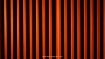Textura franjas verticales paralelas degradado rojo naranja intenso bordes negros fondo oscuro cuadrado patron rayas uniformes profundidad calida ritmo dinamico adoracion