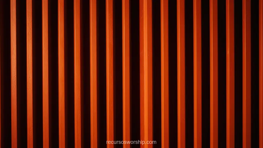 Franjas Verticales Paralelas Degradado Rojo Naranja Bordes Negros Fondo Oscuro Cuadrado Rayado Textura franjas verticales paralelas degradado rojo naranja intenso bordes negros fondo oscuro cuadrado patron rayas uniformes profundidad calida ritmo dinamico adoracion