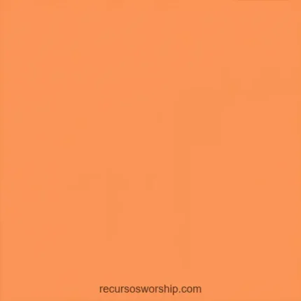 Fondo liso plano naranja durazno solido uniforme sin textura cuadrado alta saturacion calido versatil superposicion texto tipografia bold iglesia energetico