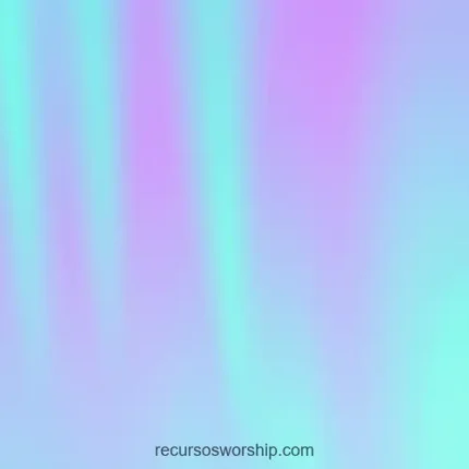 Degradado vertical suave violeta lavanda superior teal menta luminoso inferior bandas sutiles luz vertical aurora borealis cuadrado pastel serenidad sobrenatural celestial espiritu presencia dios