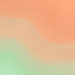 Degradado vertical suave naranja melocoton calido superior verde menta fresco inferior transicion fluida organica vertical aurora pastel complementaria vida calidez equilibrio diseno iglesia