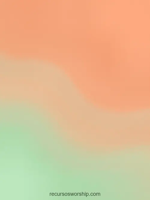 Degradado Vertical Aurora Naranja Melocotón Cálido Superior Verde Menta Fresco Inferior Fluido Orgánico Pastel Degradado vertical suave naranja melocoton calido superior verde menta fresco inferior transicion fluida organica vertical aurora pastel complementaria vida calidez equilibrio diseno iglesia