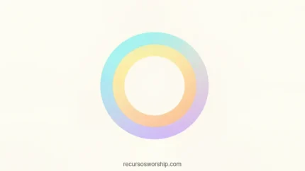 Anillo circular degradado pastel multicolor cian amarillo melocoton lavanda suave fondo beige crema horizontal geometrico arcoiris armonia cromatica ludico equilibrado