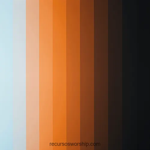 Bandas Verticales Cian Crema Naranja Siena Marrón Negro Efecto Shutter Persiana Cuadrado Terracota Bandas verticales degradado cian crema naranja siena marron oscuro negro carbon efecto shutter persiana vertical cuadrado terracota contemporaneo terroso sofisticado ministerial