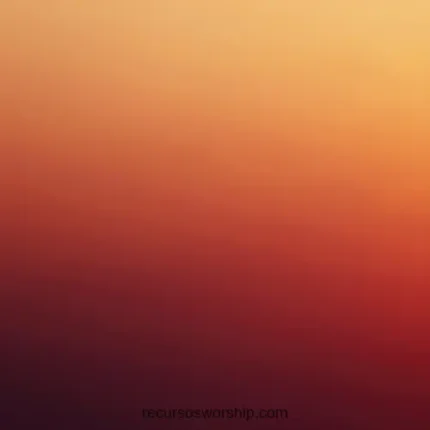 Degradado suave amarillo dorado claro superior naranja calido burdeos oscuro inferior cuadrado atardecer solemne calido sereno contemplativo ministerial sacrificio comunion
