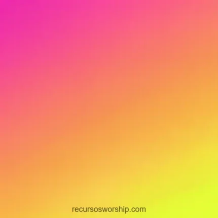 Degradado vibrante magenta rosa intenso superior naranja amarillo lima brillante inferior cuadrado pop festivo energetico alegre vibrante ministerial juvenil celebratorio gozo