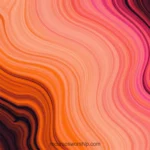 Textura fluida cuadrada marmol liquido naranja salmon rosa magenta marron oscuro ondas diagonales concentricas fluidez organica calida elegante terracota sofisticado