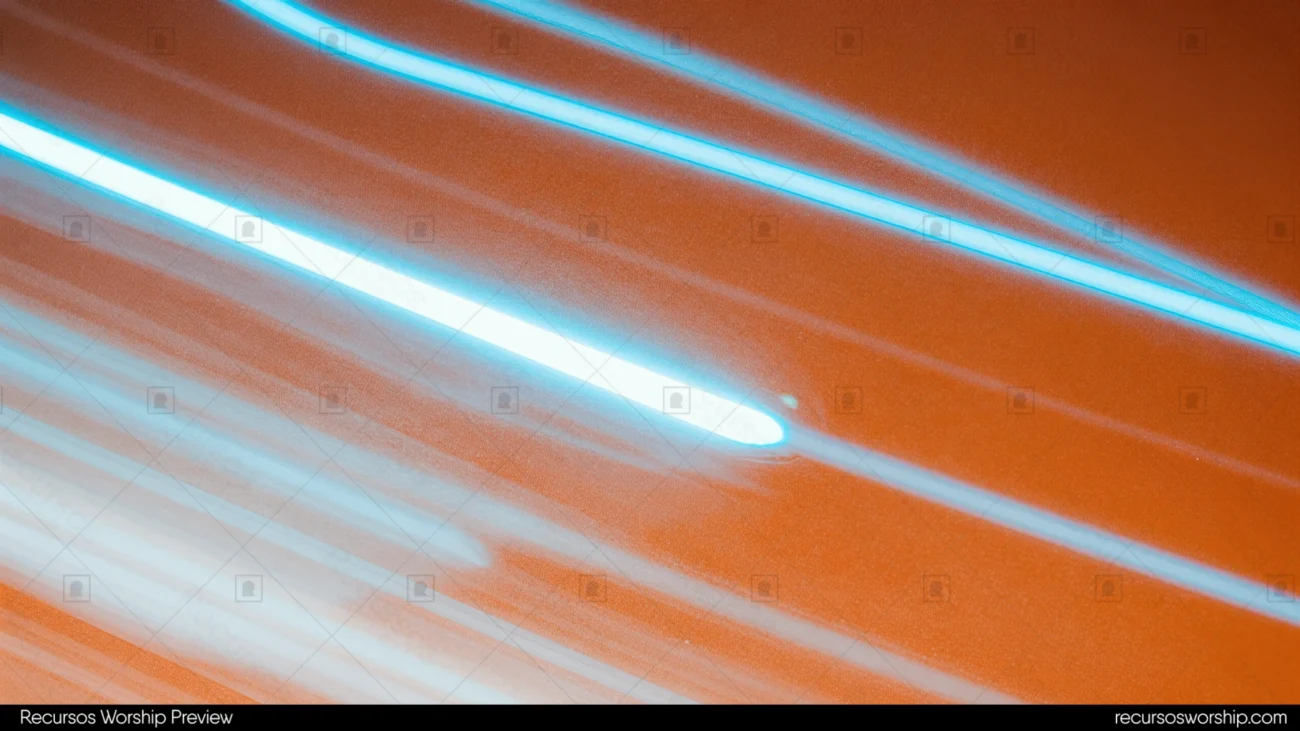 Fotografia horizontal velocidad rayos luz cian blanco diagonal fondo naranja cobre trazas movimiento ultrapido detalle cinematografico minimalista energia alta velocidad contrastado