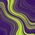 Textura abstracta vertical ondas sinuosas diagonales verde lima brillante violeta purpura profundo flujo fluido vibrante complementario alta tension cromatica dinamico