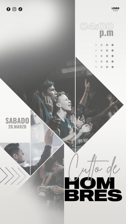 Portada optimizada para redes sociales sobre congreso de hombres religiosos