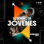 plantilla moderna para eventos juveniles editable en redes sociales.