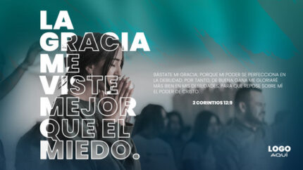 Captura horizontal de un recurso gráfico para presentaciones en color cian oscuro