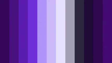 Bloques de píxeles en tonos azul y violeta con columnas, video loop VJ para escenario de iglesia