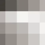Bloques de píxeles grandes en tonos negro y gris con barrido diagonal, video loop VJ para escenario de iglesia