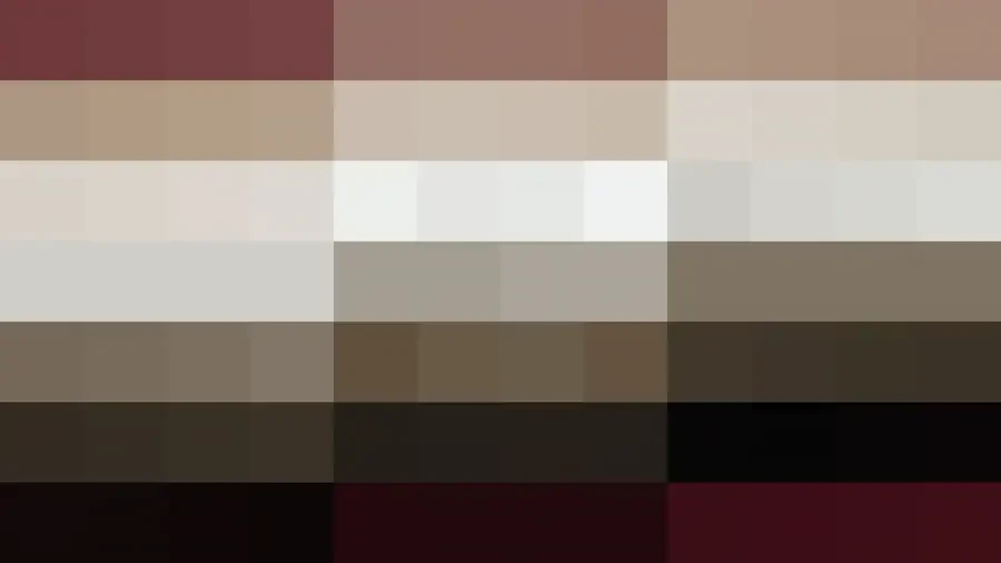 Bloques de píxeles en tonos rojo y oscuro con bandas horizontales, video loop VJ para escenario de iglesia