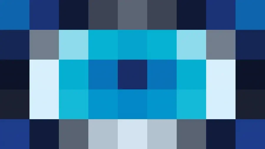 Video Loop de Bloques de Píxeles Teal y Azul Marino en Ondas Concéntricas | Visual VJ para Transmisiones Cristianas
