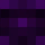 Bloques de píxeles en tonos violeta y morado con ondas concéntricas, video loop VJ para escenario de iglesia
