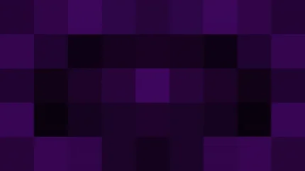 Bloques de píxeles en tonos violeta y morado con ondas concéntricas, video loop VJ para escenario de iglesia