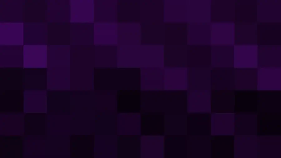 Bloques de píxeles en tonos violeta y morado con prisma, video loop VJ para escenario de iglesia