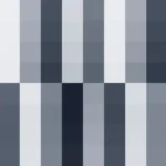 Mosaico de píxeles en tonos azul y cobalto, video loop VJ para escenario de iglesia