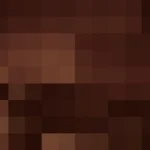 Mosaico de píxeles en tonos rojo y terracota con órbitas, video loop VJ para escenario de iglesia