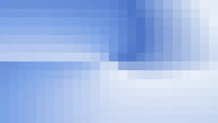 Mosaico denso de píxeles en tonos azul con molinete, video loop VJ para escenario de iglesia