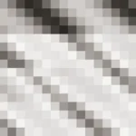 Mosaico denso de píxeles en tonos negro y gris con prisma, video loop VJ para escenario de iglesia