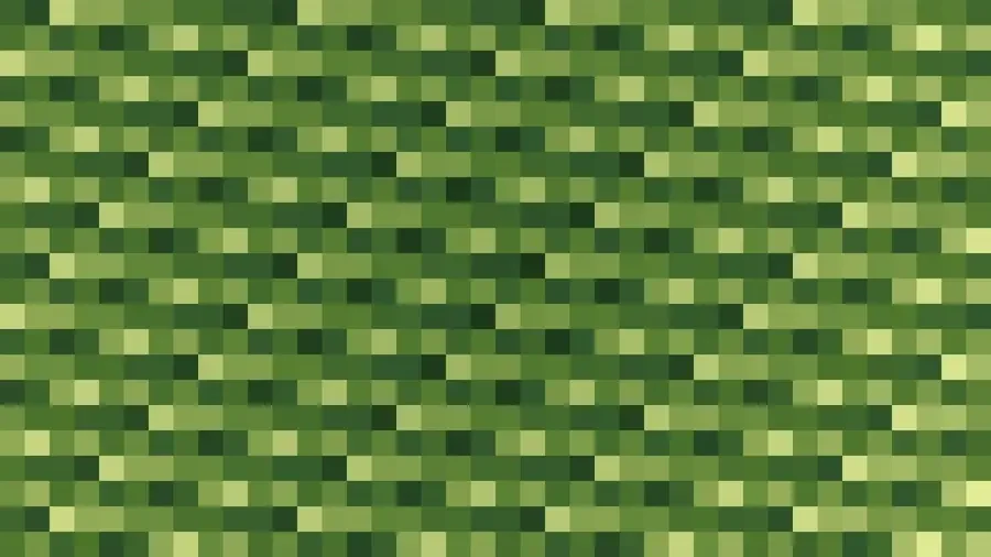 Mosaico denso de píxeles en tonos verde y lima, video loop VJ para escenario de iglesia