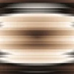Trama de micro píxeles en tonos melocotón y tostado con ondas concéntricas, video loop VJ para escenario de iglesia