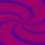 Trama de micro píxeles en tonos púrpura y magenta con caleidoscopio, video loop VJ para escenario de iglesia
