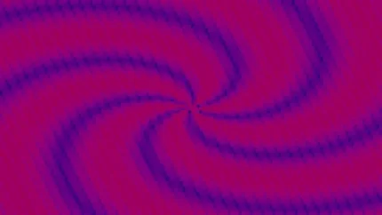Trama de micro píxeles en tonos púrpura y magenta con caleidoscopio, video loop VJ para escenario de iglesia