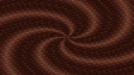 Trama de micro píxeles en tonos rojo y terracota con caleidoscopio, video loop VJ para escenario de iglesia