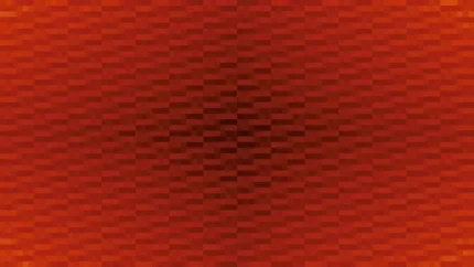 Trama fina de píxeles en tonos amarillo y rojo con bandas partidas, video loop VJ para escenario de iglesia