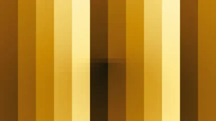 Trama fina de píxeles en tonos amarillo y terracota con mosaico parpadeante, video loop VJ para escenario de iglesia
