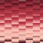 Trama fina de píxeles en tonos melocotón y rojo con bandas horizontales, video loop VJ para escenario de iglesia