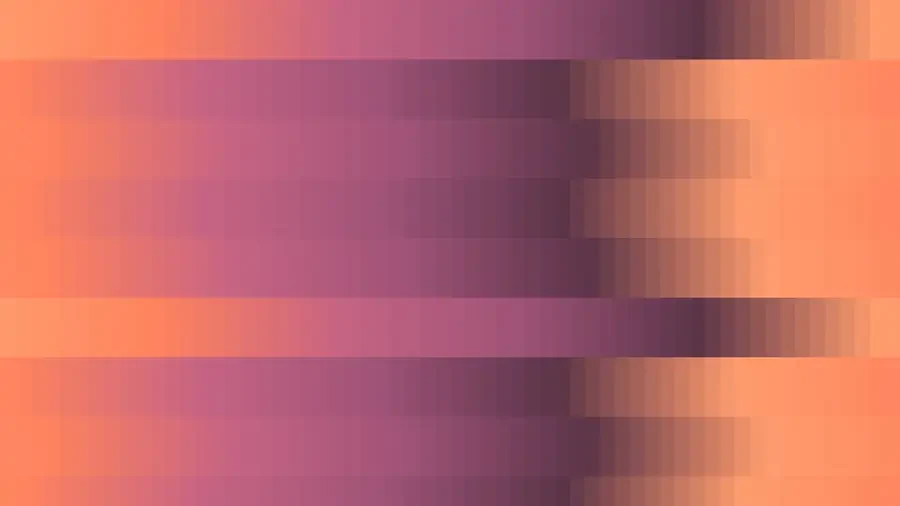 Trama fina de píxeles en tonos naranja y rojo con columnas, video loop VJ para escenario de iglesia