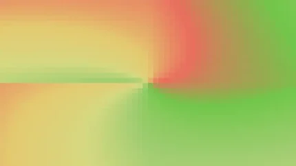 Trama fina de píxeles en tonos rojo y amarillo con molinete, video loop VJ para escenario de iglesia