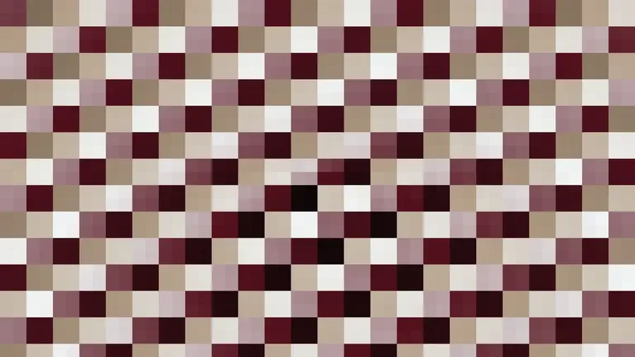 Trama fina de píxeles en tonos rojo y oscuro con mosaico parpadeante, video loop VJ para escenario de iglesia