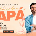Gráfico panorámico para anuncios de reuniones y ministerios durante el festejo de los padres