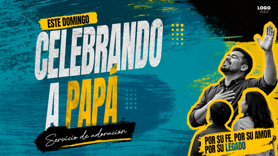 creativo gráfico panorámico para anuncio del día del padre
