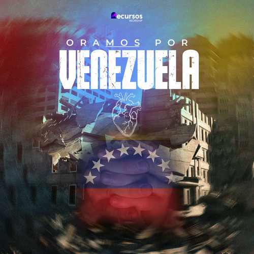 Plantilla de publicación de oración a Venezuela Plantilla de publicación en redes sociales de Oración a Venezuela