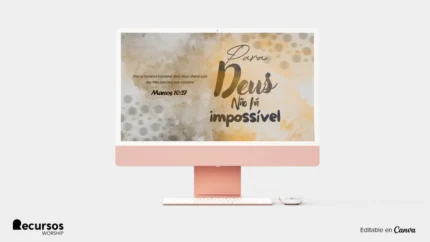 Fundo de Design com Citação de Aquarela Moderna | Temática Artística 16:9 para Projetor Photoshop — mockup, 16:9