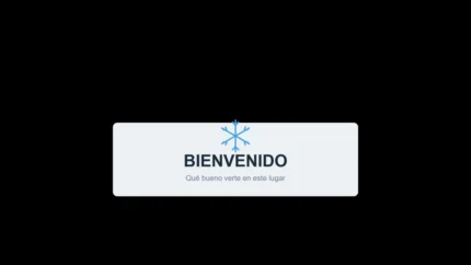 Arctic Light Bienvenida Plantilla vMix para Iglesia