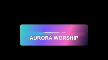 Aurora Apertura Lower Third para Streaming de Iglesia