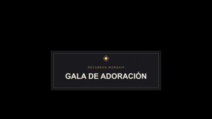 Charcoal Gold Apertura Título Animado para vMix