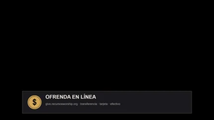 Charcoal Gold Donaciones vMix Lower Third