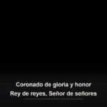 Charcoal Gold Letra Título para Culto en Vivo