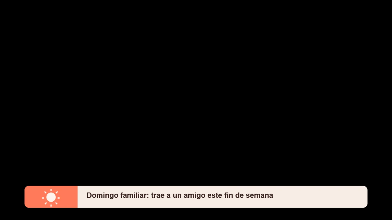 Coral Sunrise Anuncio Church Streaming Lower Third
